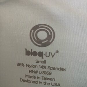 BloqUV light mint green long sleeve top